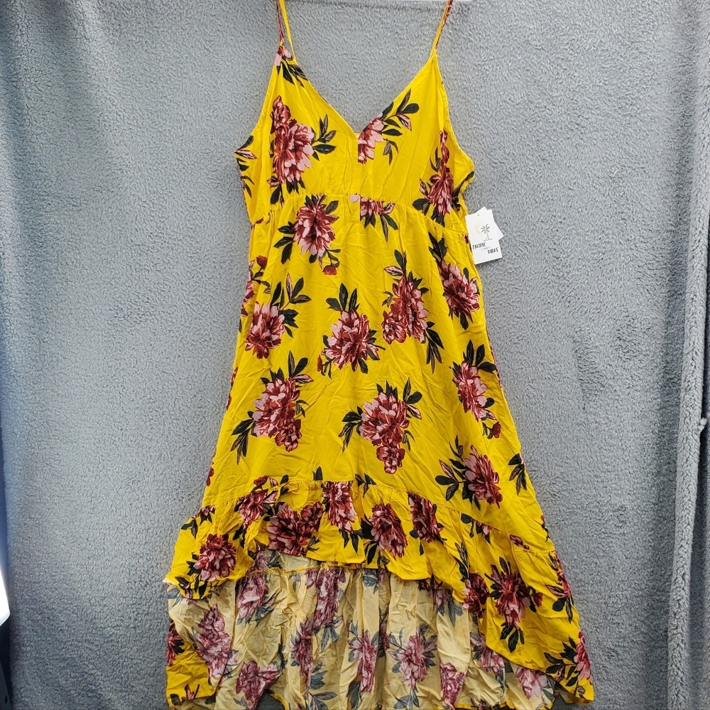Pacific Vibes Womens Size XXL Dress Floral Boho NWT